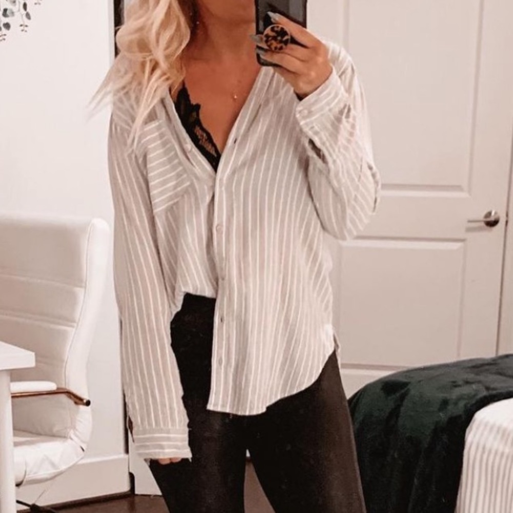 Abercrombie Boyfriend Button Down